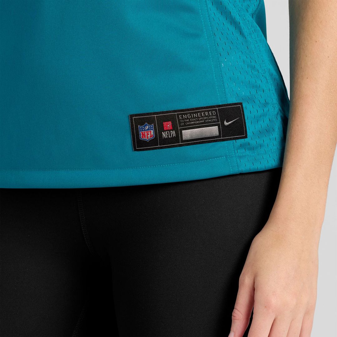 Jack Kiser Jacksonville Jaguars Nike Women's Team Game Jersey - Teal