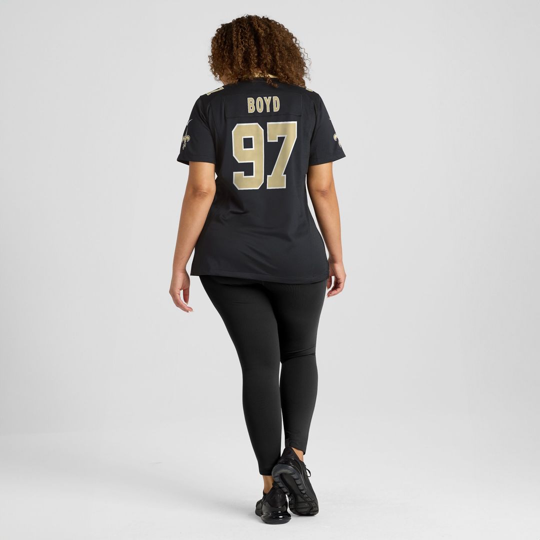 Khristian Boyd New Orleans Saints Nike Women's Game Jersey - Black