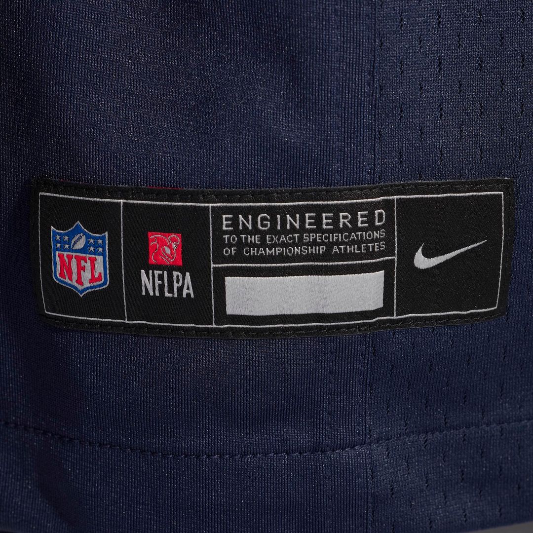 Logan Jones Chicago Bears Nike Team Game Jersey - Navy