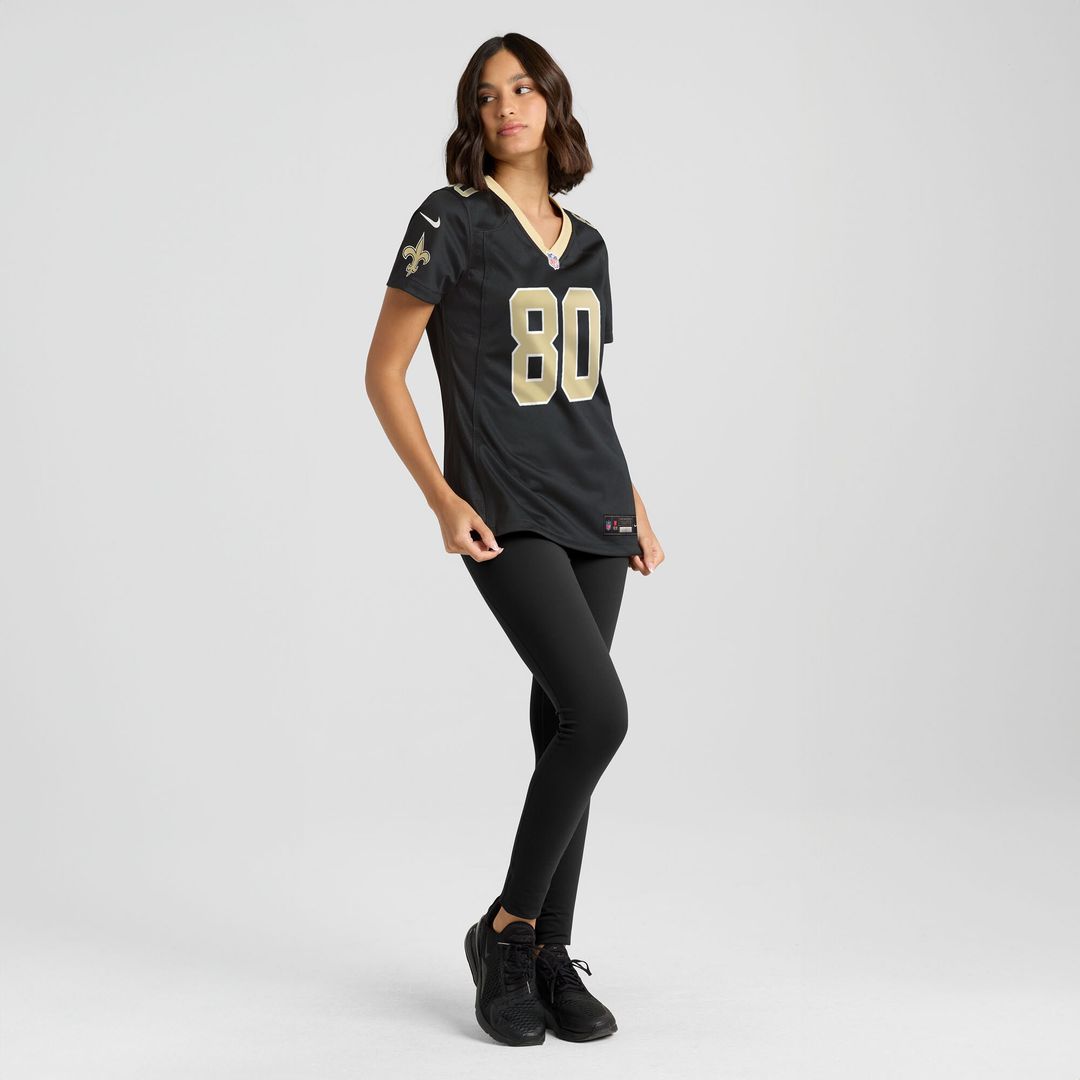 Moliki Matavao New Orleans Saints Nike Women's Team Game Jersey -  Black