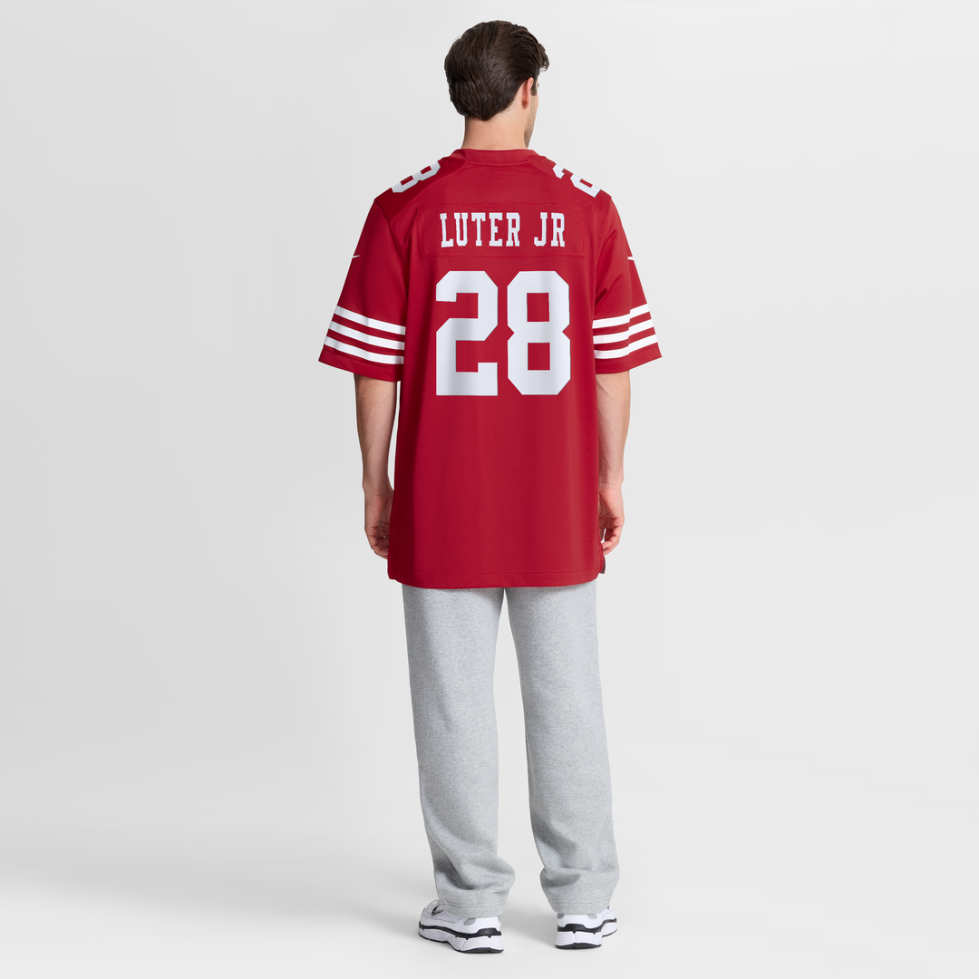 Darrell Luter Jr. San Francisco 49ers Nike  Game Jersey -  Scarlet