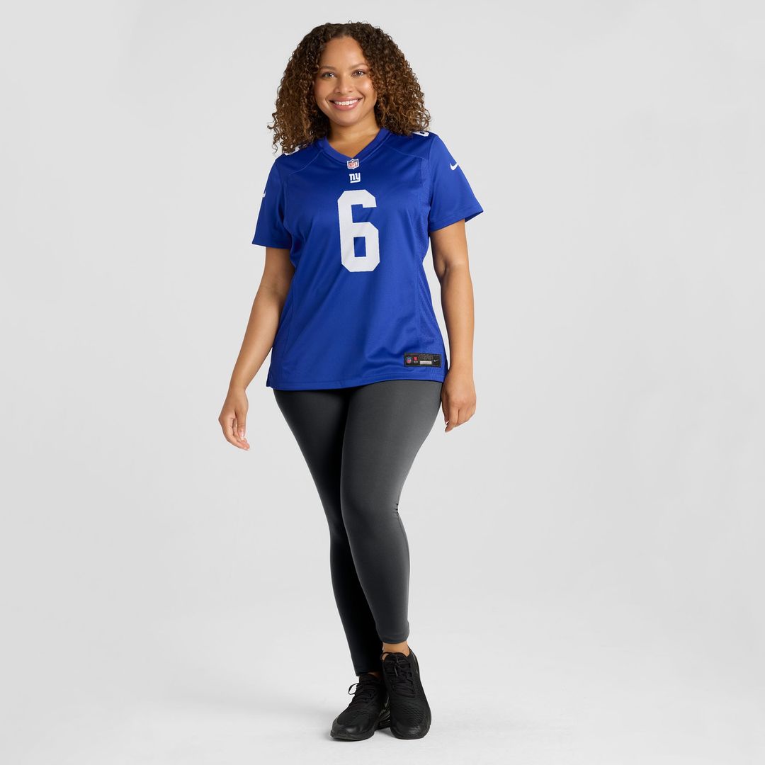 Jaxson Dart New York Giants Nike Women's Game Jersey -  White