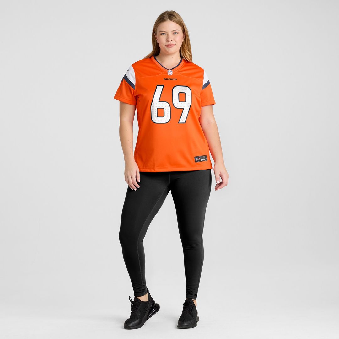 Mike McGlinchey Denver Broncos Nike Women's Team Game Jersey -  Orange