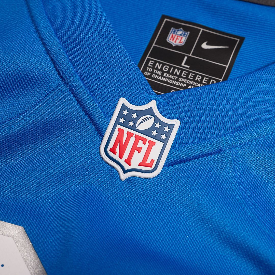 Hogan Hatten Detroit Lions Nike Game Jersey -  Blue