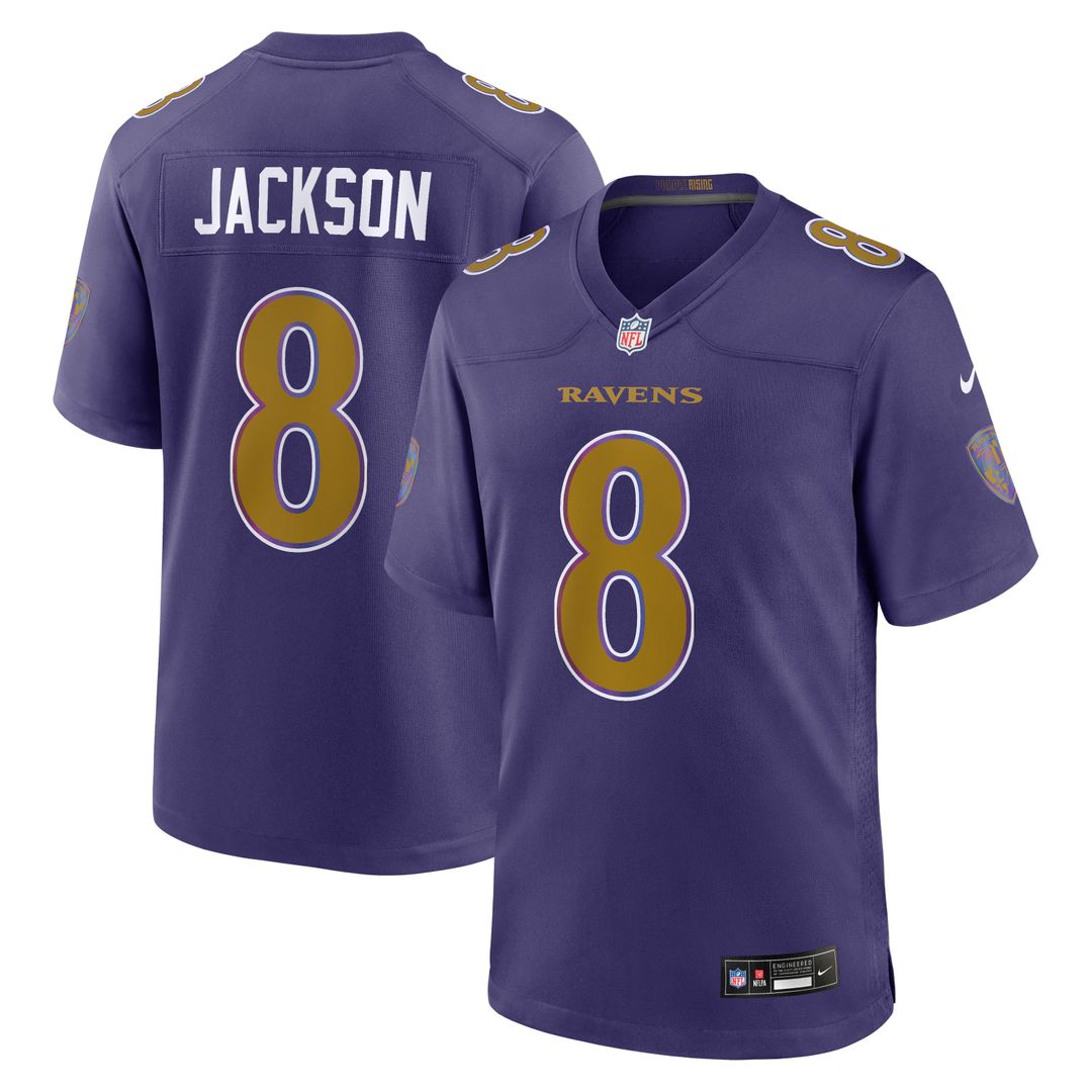 Lamar Jackson Baltimore Ravens Nike Alternate Game Jersey - Black