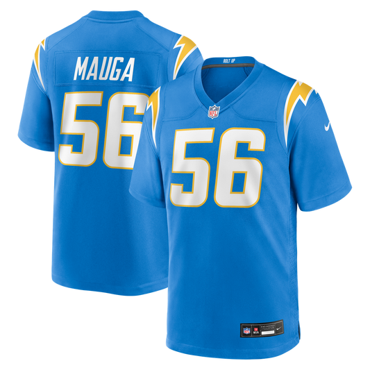 Kanai Mauga Los Angeles Chargers Nike Team Game Jersey -  Powder Blue