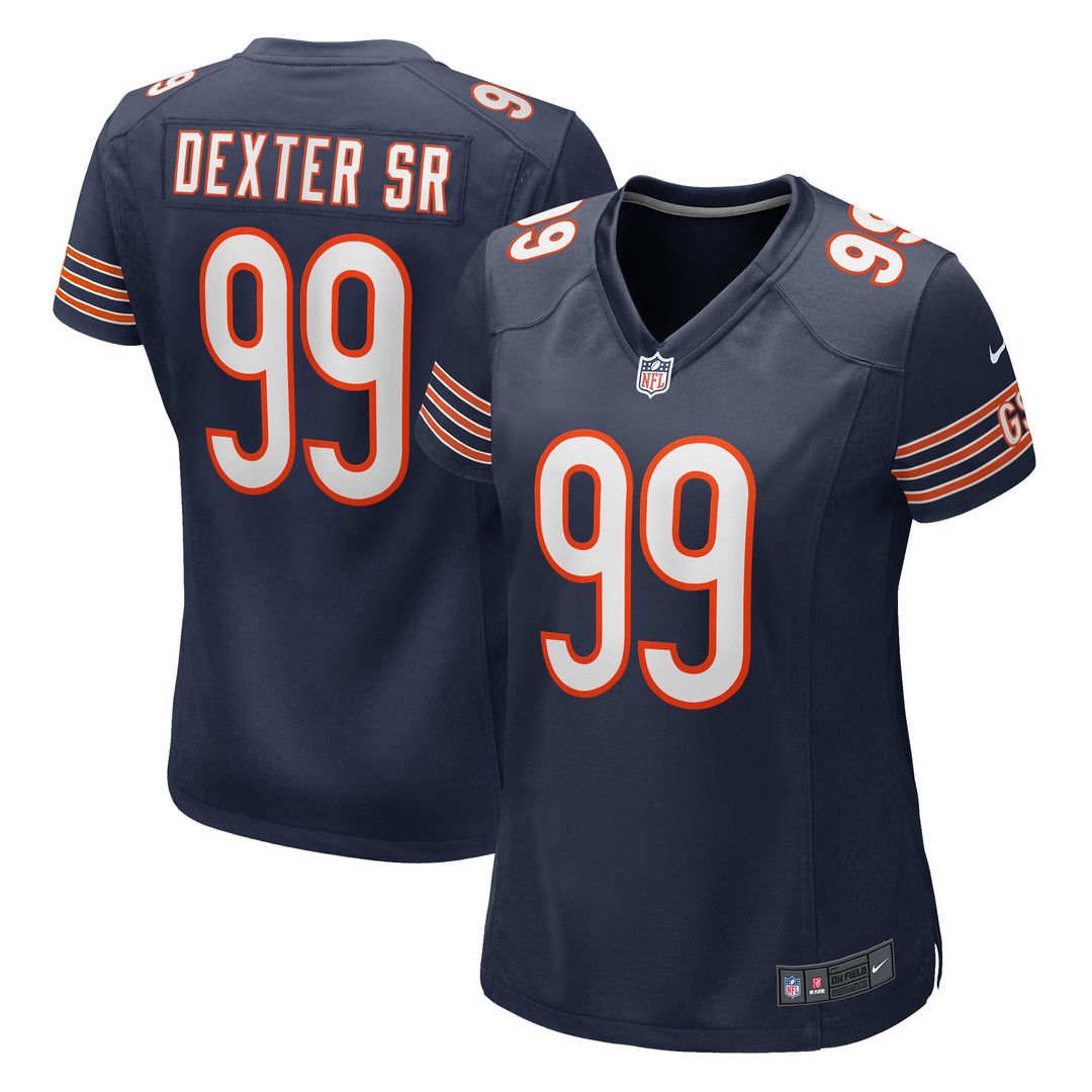 Gervon Dexter Sr. Chicago Bears Nike Women's  Game Jersey -  Navy