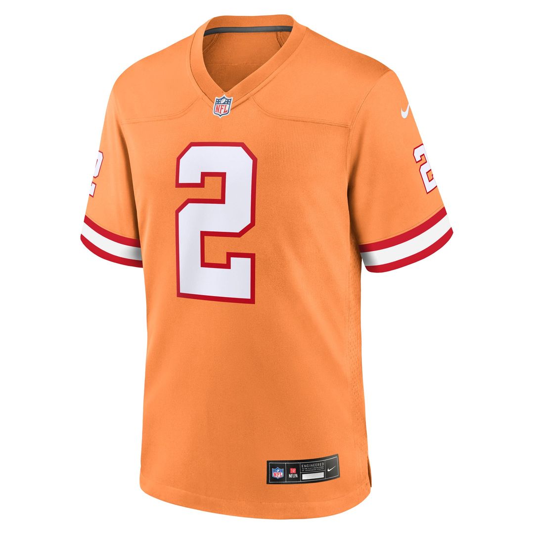 Emeka Egbuka Tampa Bay Buccaneers Nike Alternate Game Player Jersey - Pewter