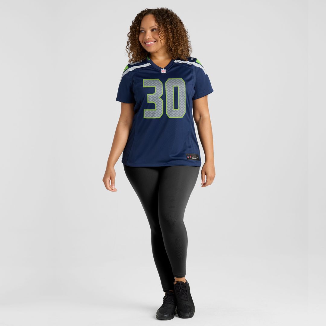 Cam Akers Seattle Seahawks Nike Women's Team Game Jersey -  College Navy