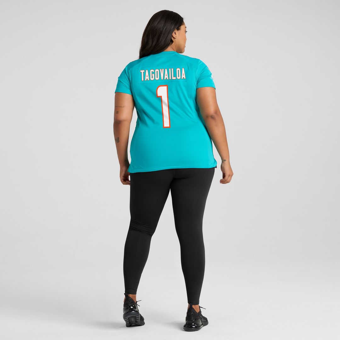 Tua Tagovailoa Miami Dolphins Nike Women's Game Jersey - Aqua