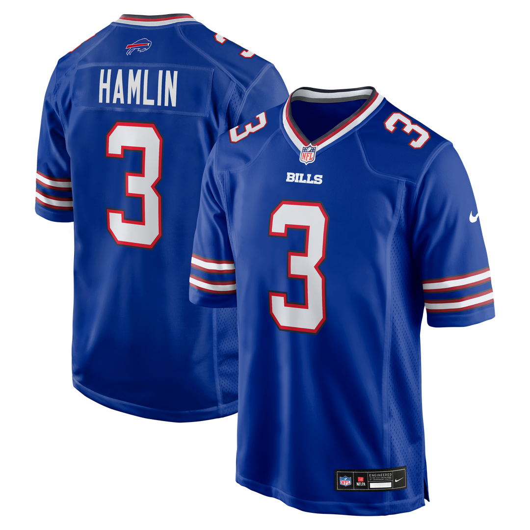Damar Hamlin Buffalo Bills Nike  Game Jersey - White
