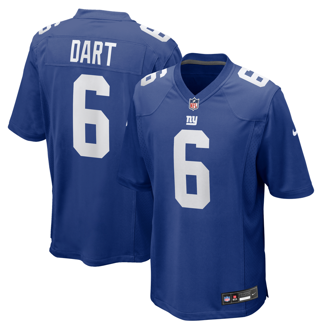 Jaxson Dart New York Giants Nike  Game Jersey - White