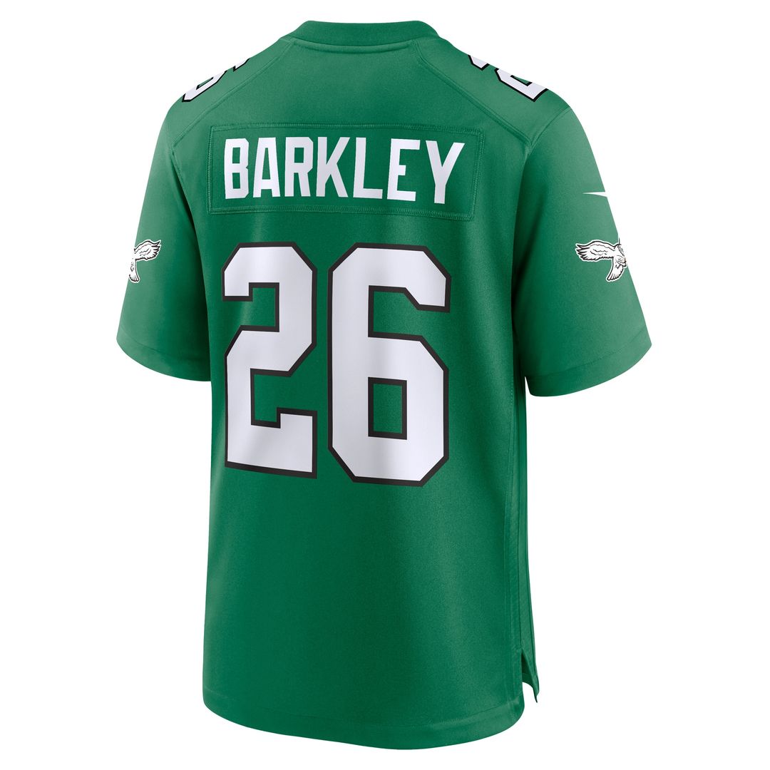 Saquon Barkley Philadelphia Eagles Nike Alternate Game Jersey -  Black