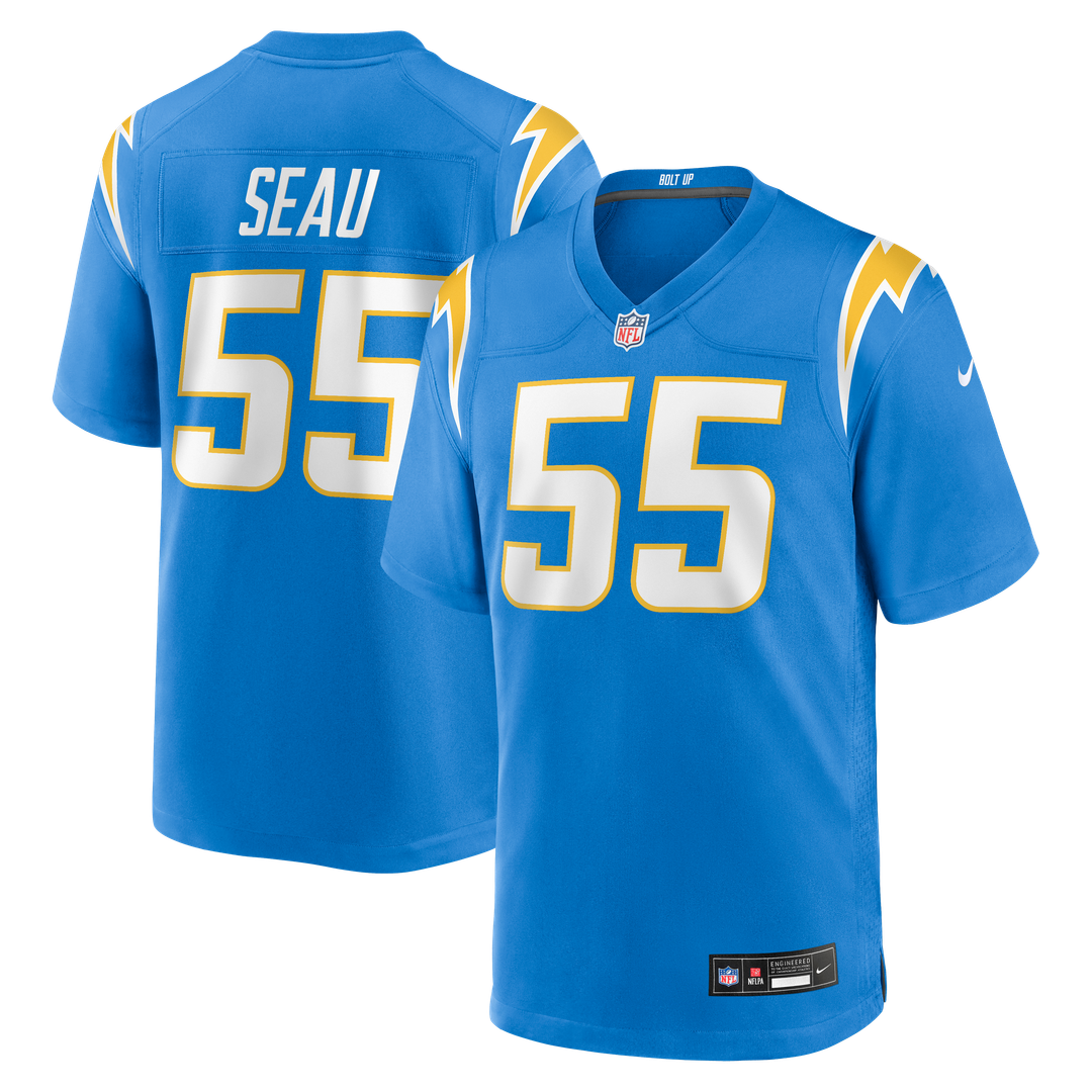 Junior Seau Los Angeles Chargers Nike Game Retired Player Jersey - Powder Blue