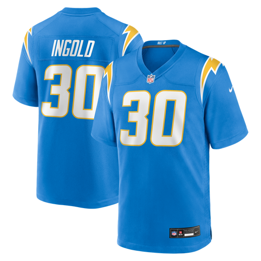Alec Ingold Los Angeles Chargers Nike Team Game Jersey - Powder Blue