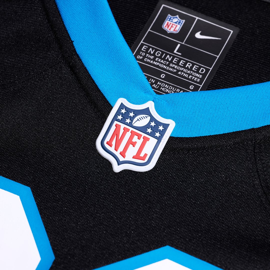 AJ Dillon Carolina Panthers Nike Team Game Jersey -  Black