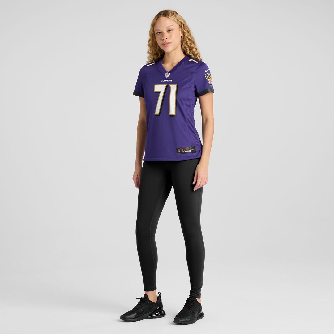 Carson Vinson Baltimore Ravens Nike Women's Team Game Jersey -  Purple