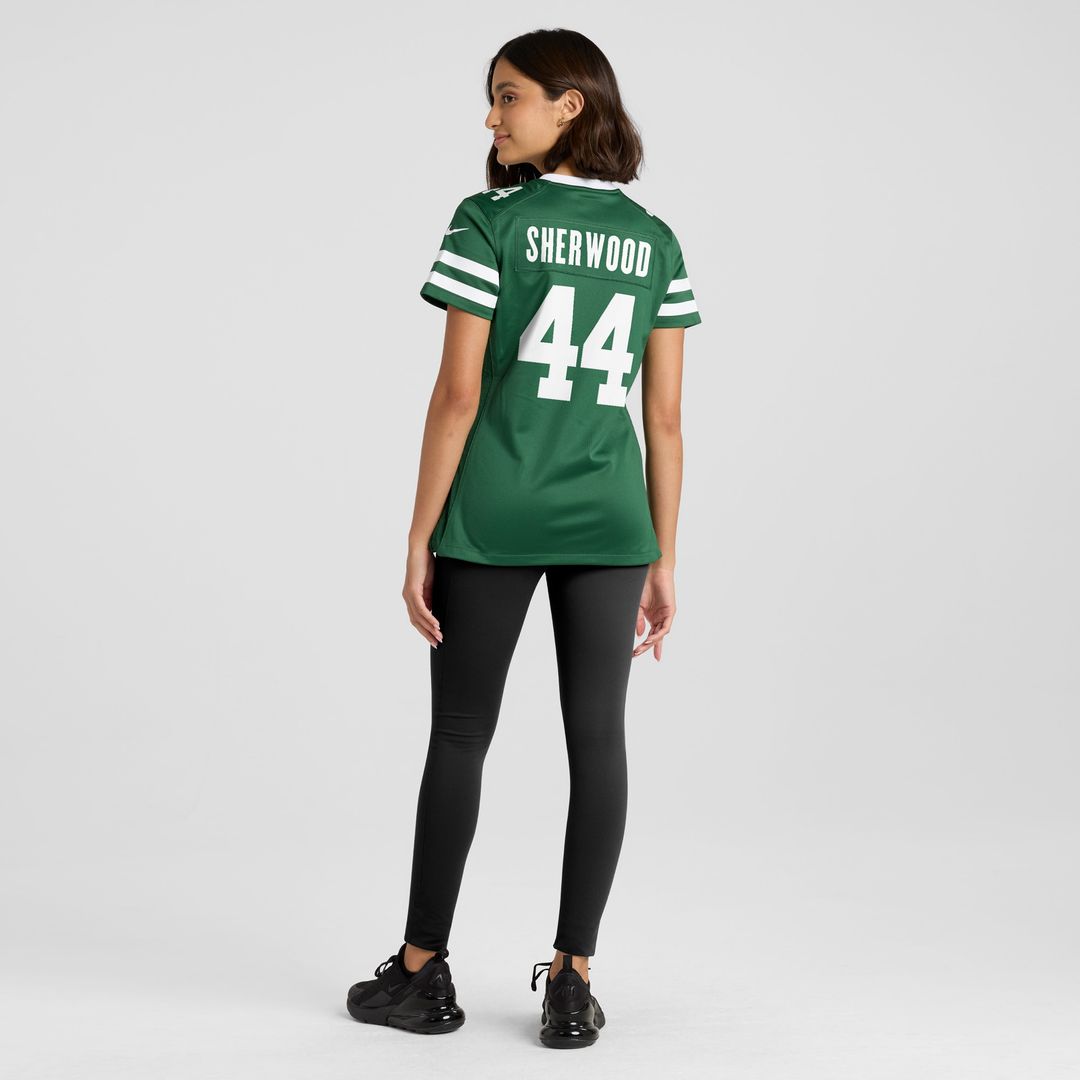 Jamien Sherwood New York Jets Nike Women's Game Jersey - Legacy Green