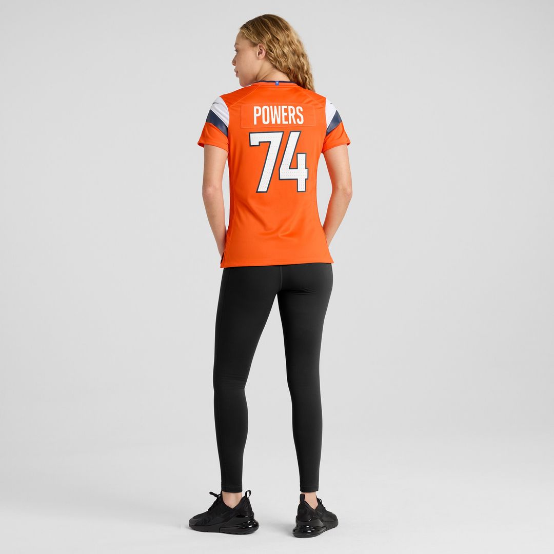Ben Powers Denver Broncos Nike Women's Team Game Jersey -  Orange