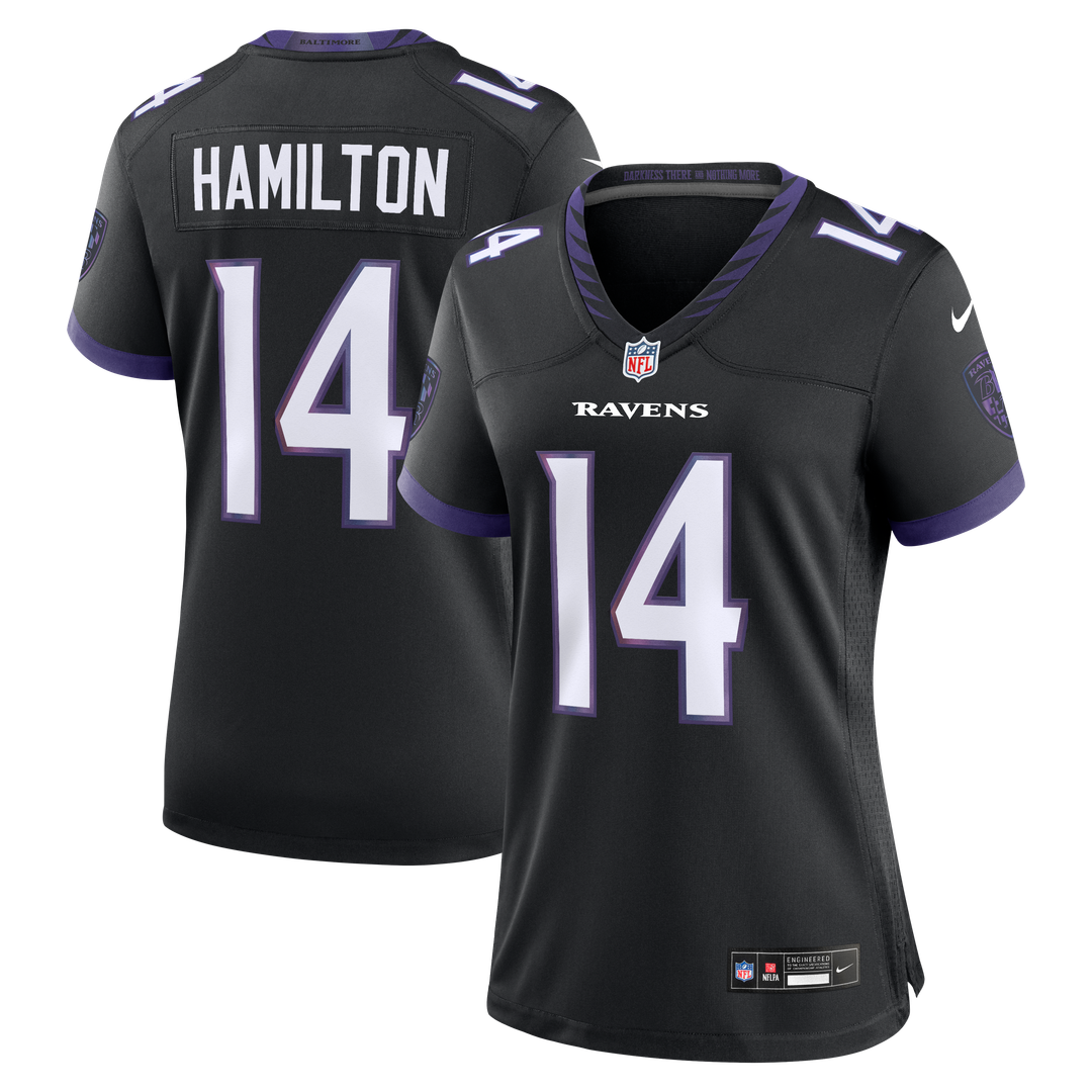 Kyle Hamilton Baltimore Ravens Nike Women's Team Game Jersey - Purple