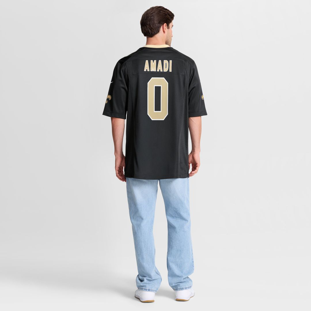 Ugo Amadi New Orleans Saints Nike Team Game Jersey -  Black