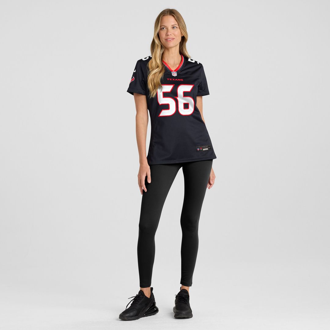 Jamal Hill Houston Texans Nike Women's Team Game Jersey -  Navy