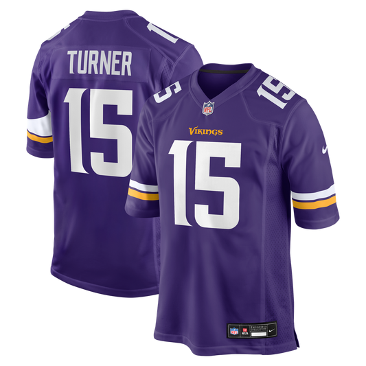 Dallas Turner Minnesota Vikings Nike  Player Game Jersey - Purple