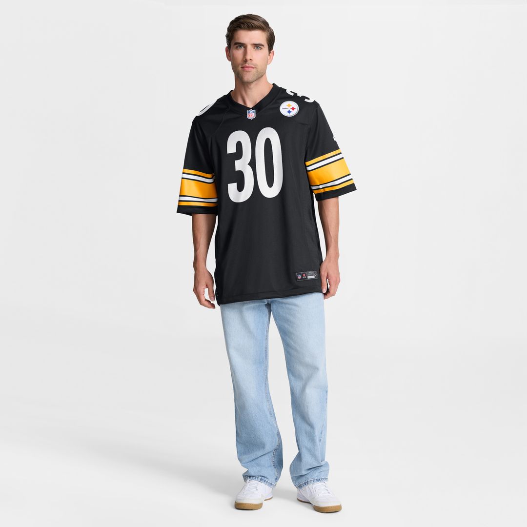 Jaylen Warren Pittsburgh Steelers Nike Game Player Jersey - Black