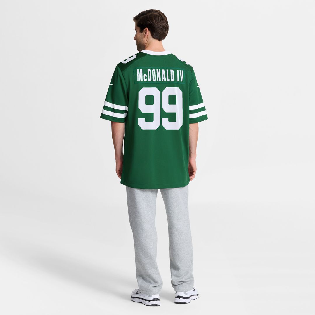Will McDonald IV New York Jets Nike Alternate Game Jersey - Legacy Black