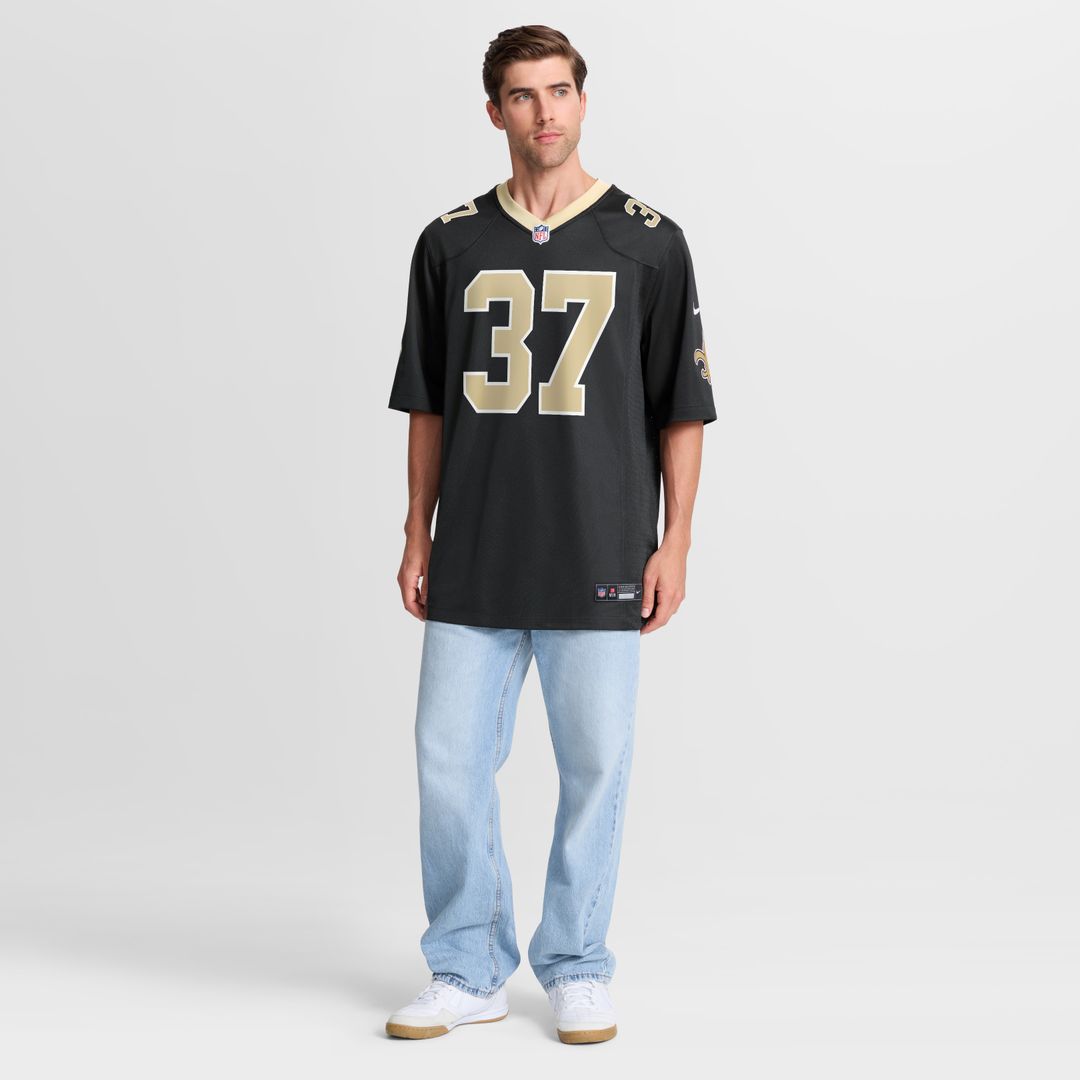 Jordan Mims New Orleans Saints Nike Team Game Jersey -  Black