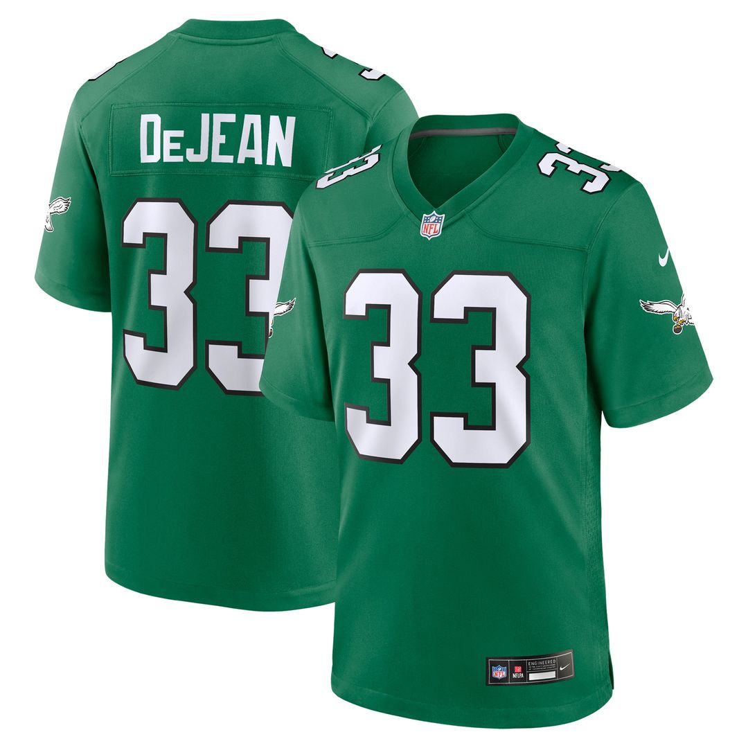 Cooper DeJean Philadelphia Eagles Nike Team Game Jersey -  Midnight Green
