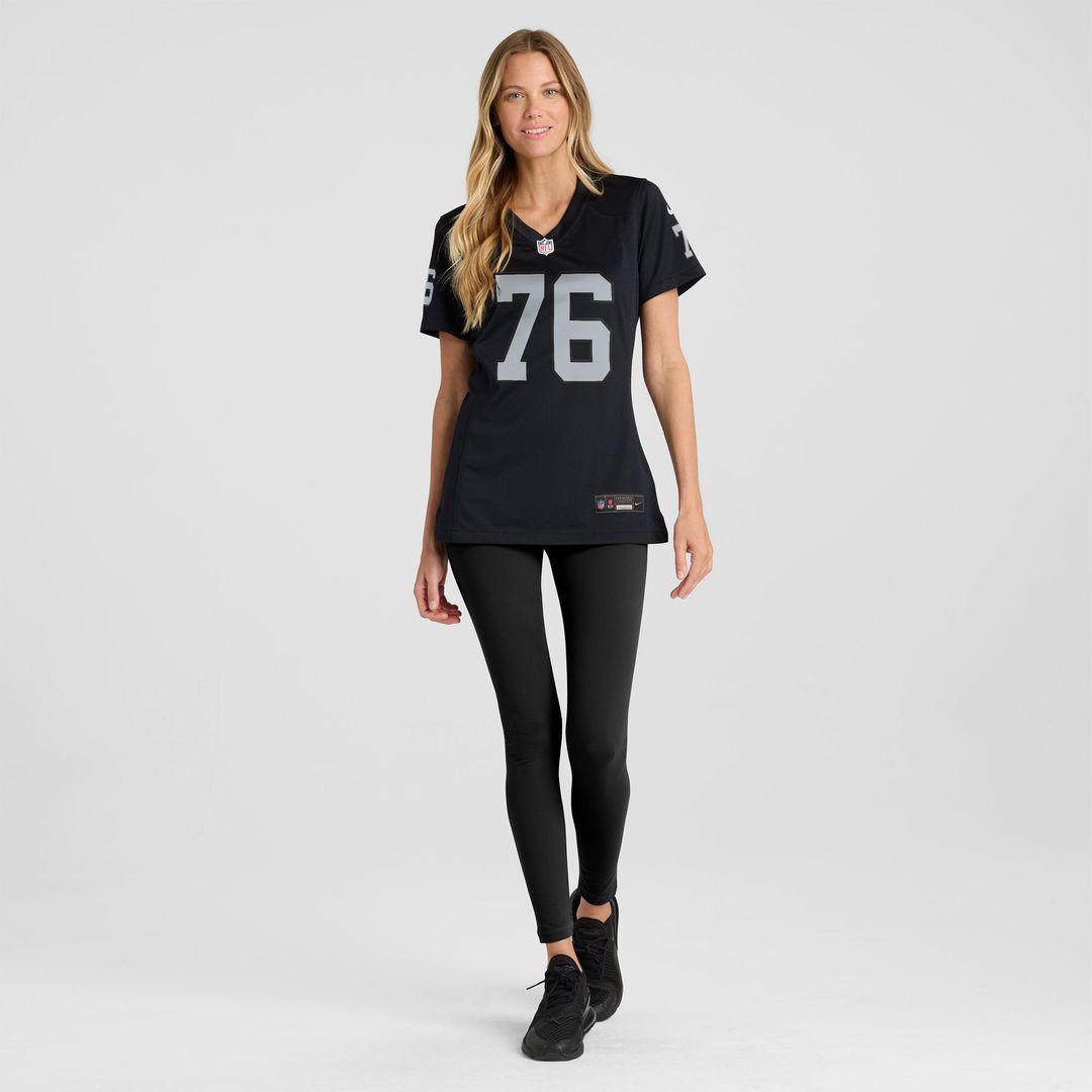 Caleb Rogers Las Vegas Raiders Nike Women's Team Game Jersey -  Black