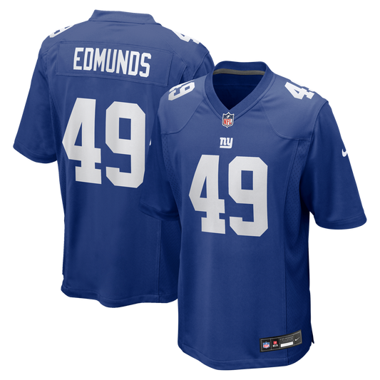 Tremaine Edmunds New York Giants Nike Team Game Jersey -  Royal