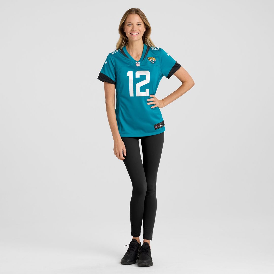 Travis Hunter Jacksonville Jaguars Nike Women's Game Jersey -  White