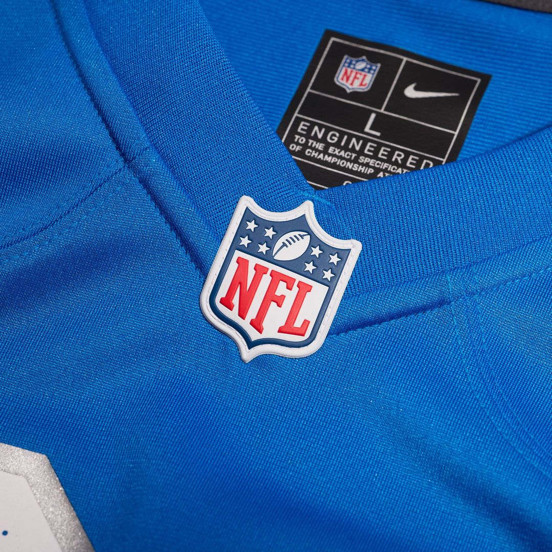 Jack Fox Detroit Lions Nike Team Game Jersey -  Blue
