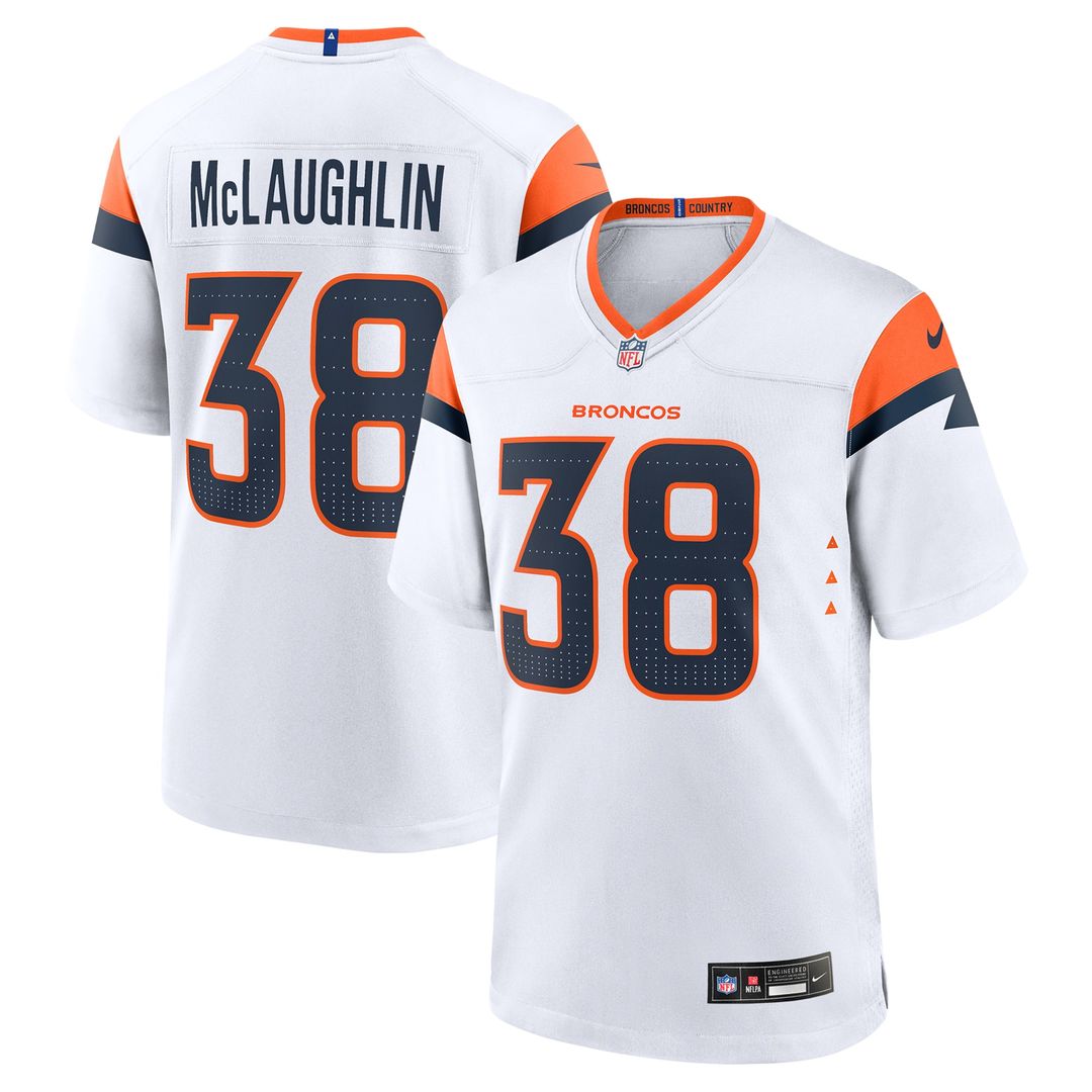 Jaleel McLaughlin Denver Broncos Nike Team Game Jersey -  Orange