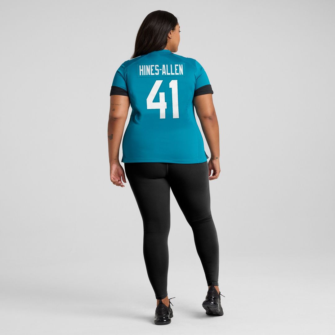 Josh Hines-Allen Jacksonville Jaguars Nike Women's Alternate Player Game Jersey - Black