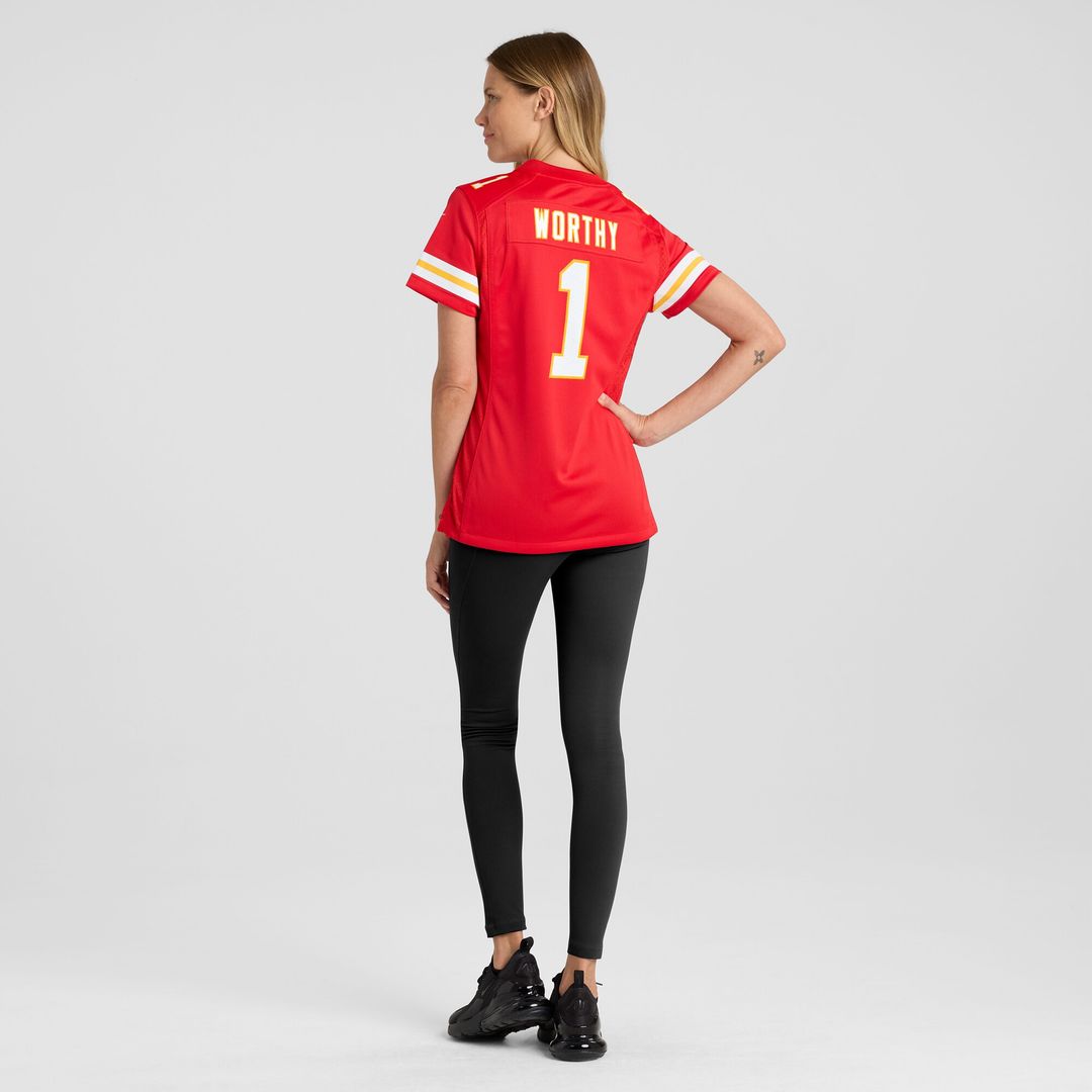 Xavier Worthy Kansas City Chiefs Nike Women's  Game Jersey -  Red