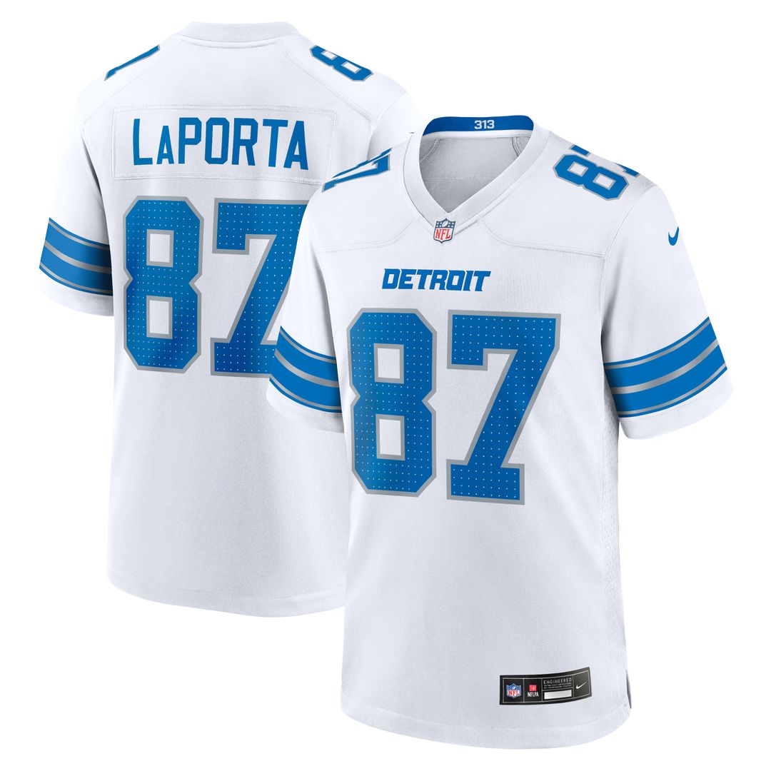 Sam LaPorta Detroit Lions Nike 2nd Alternate Game Jersey - Black