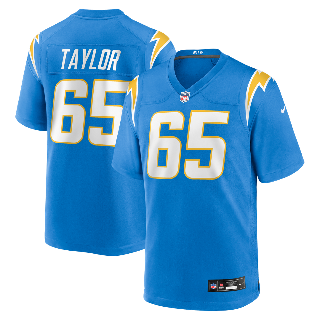 Logan Taylor Los Angeles Chargers Nike Team Game Jersey - Powder Blue