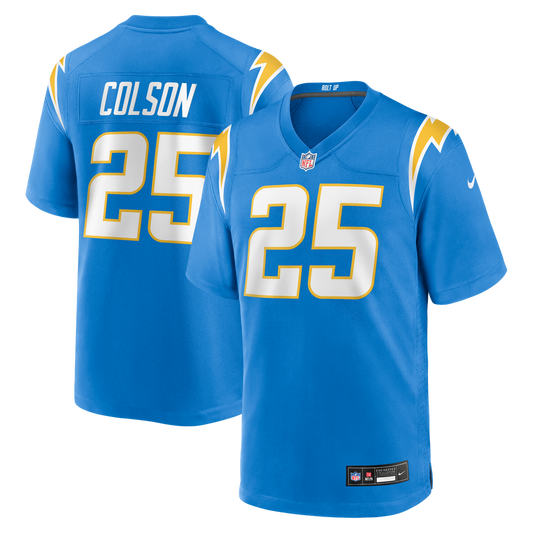 Junior Colson Los Angeles Chargers Nike Team Game Jersey -  Powder Blue