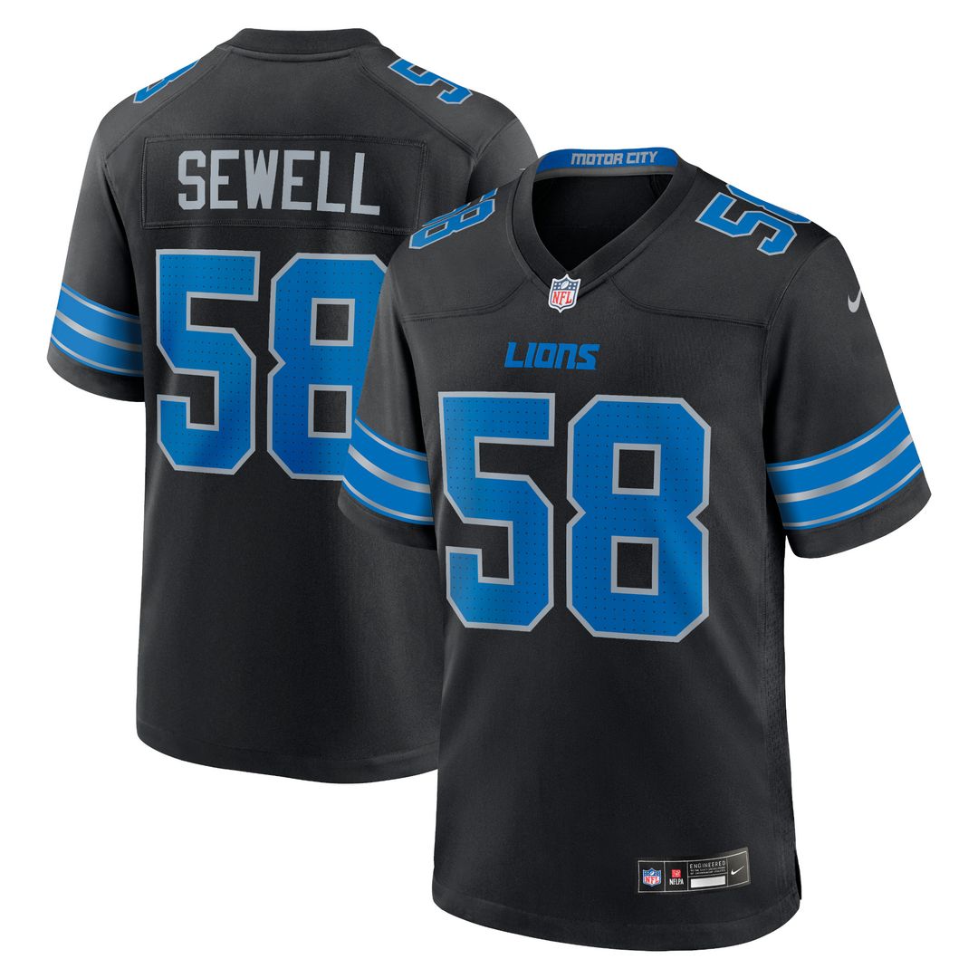 Penei Sewell Detroit Lions Nike Game Jersey - Blue