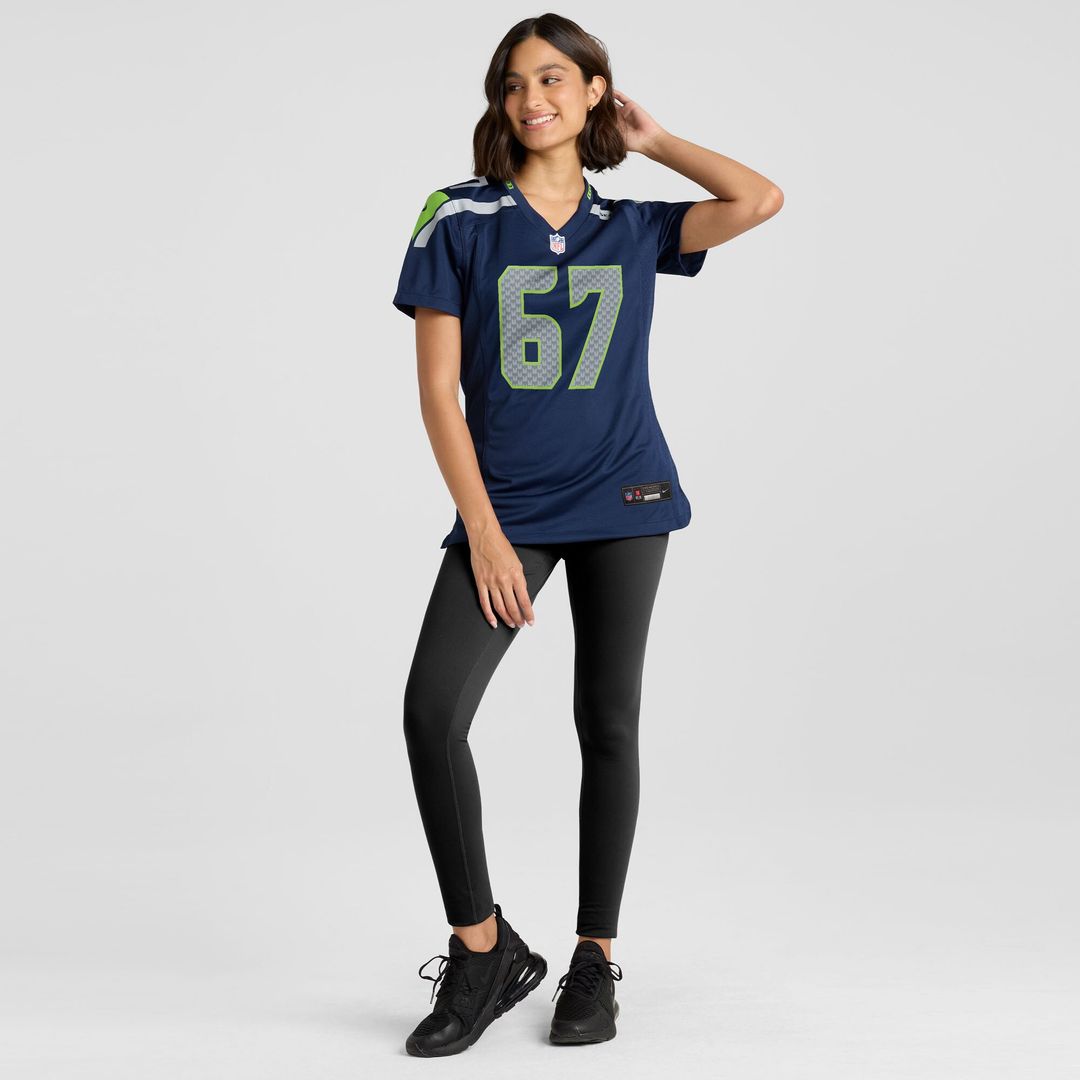 Charles Cross Seattle Seahawks Nike Women's Team Game Jersey -  College Navy