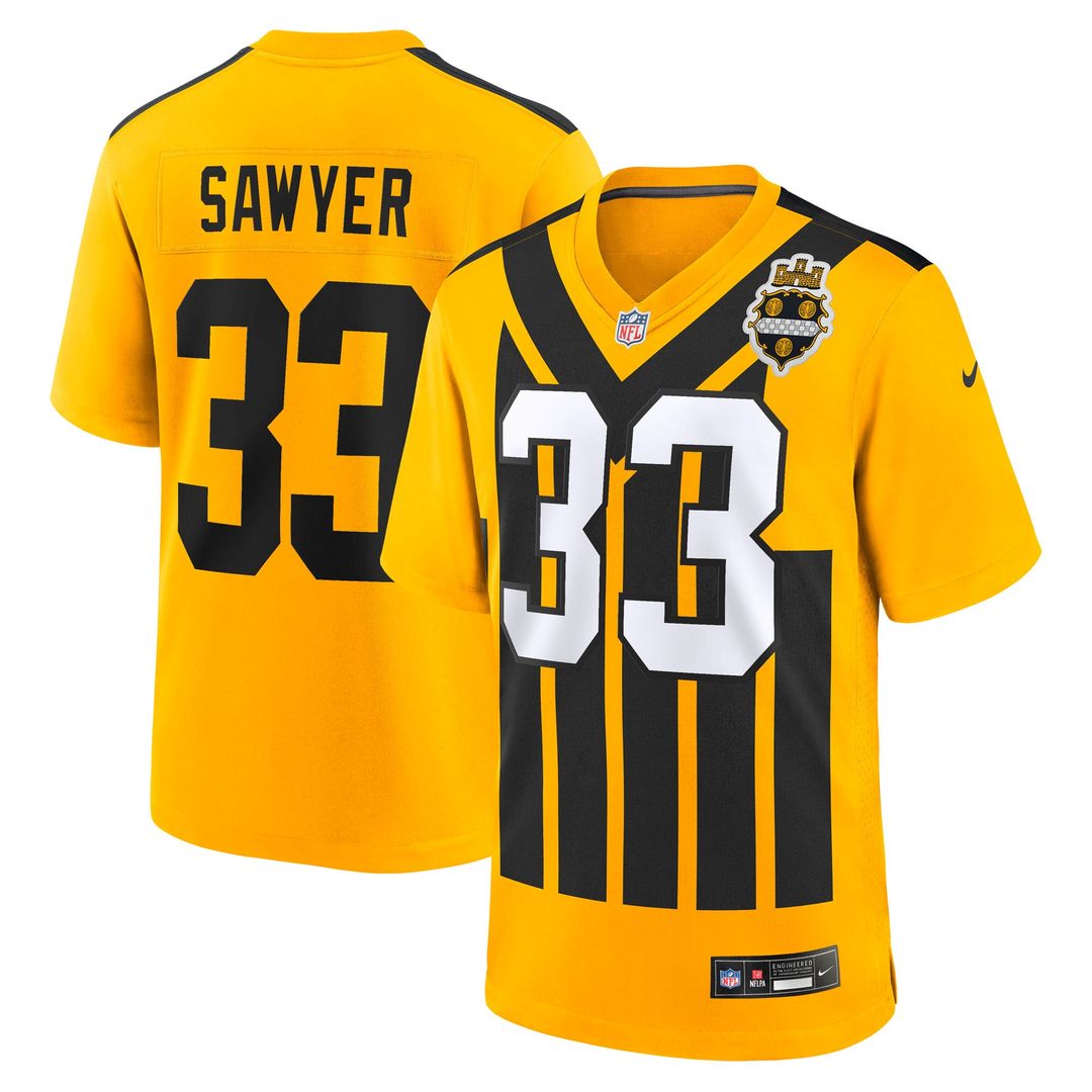 Jack Sawyer Pittsburgh Steelers Nike Team Game Jersey -  Black