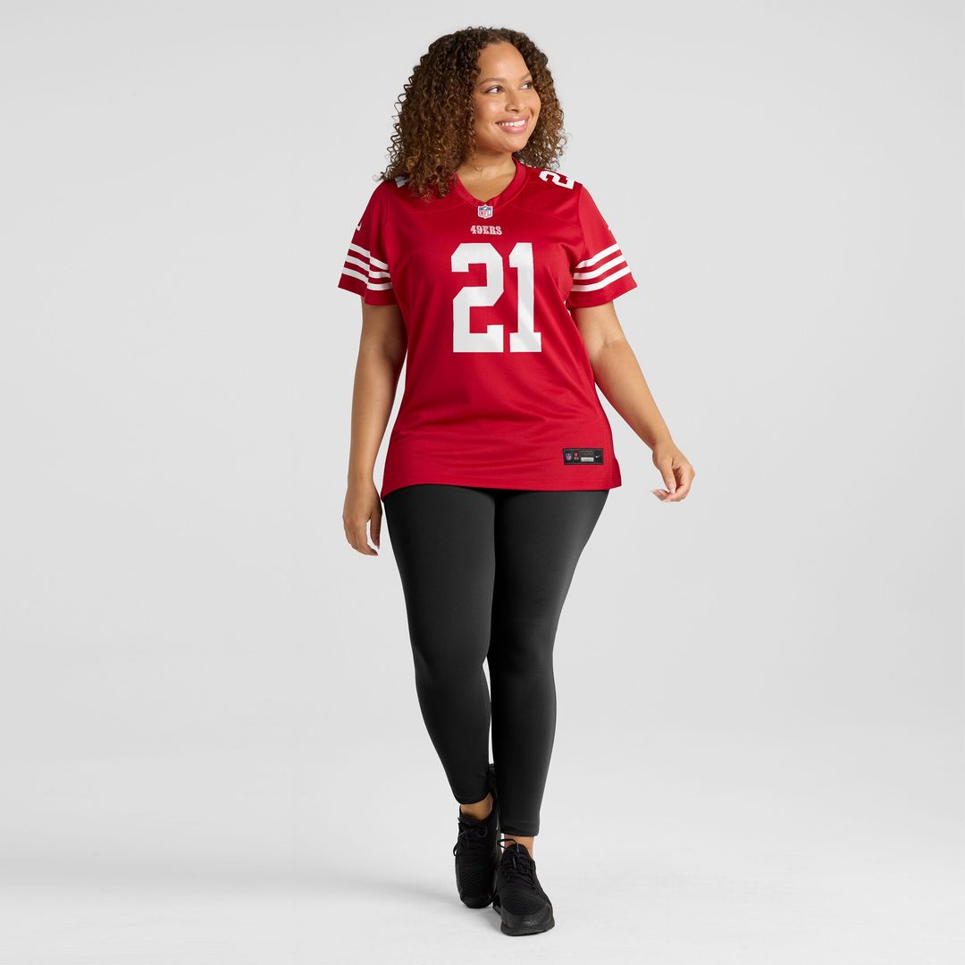 Deion Sanders San Francisco 49ers Nike Women's Retired Player Game Jersey - Scarlet