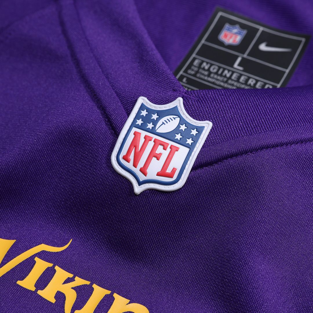 Dallas Turner Minnesota Vikings Nike  Player Game Jersey - Purple