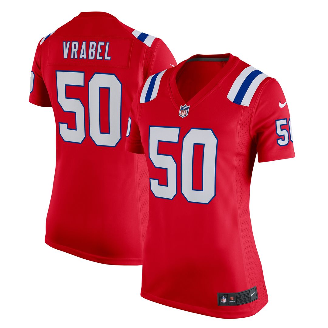 Mike Vrabel New England Patriots Nike Women's Game Retired Player Jersey - Navy