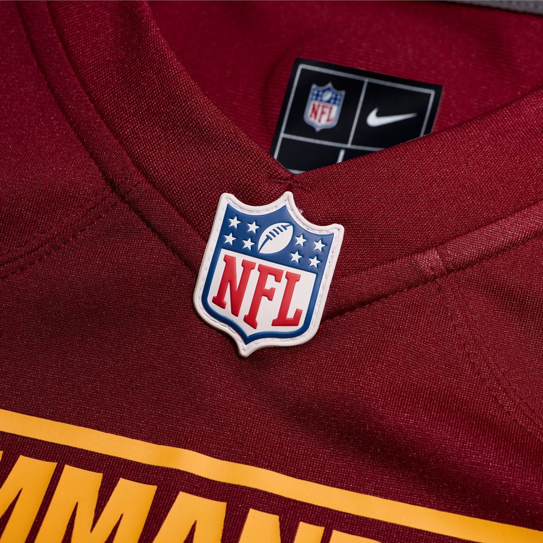 Ale Kaho Washington Commanders Nike Team Game Jersey -  Burgundy