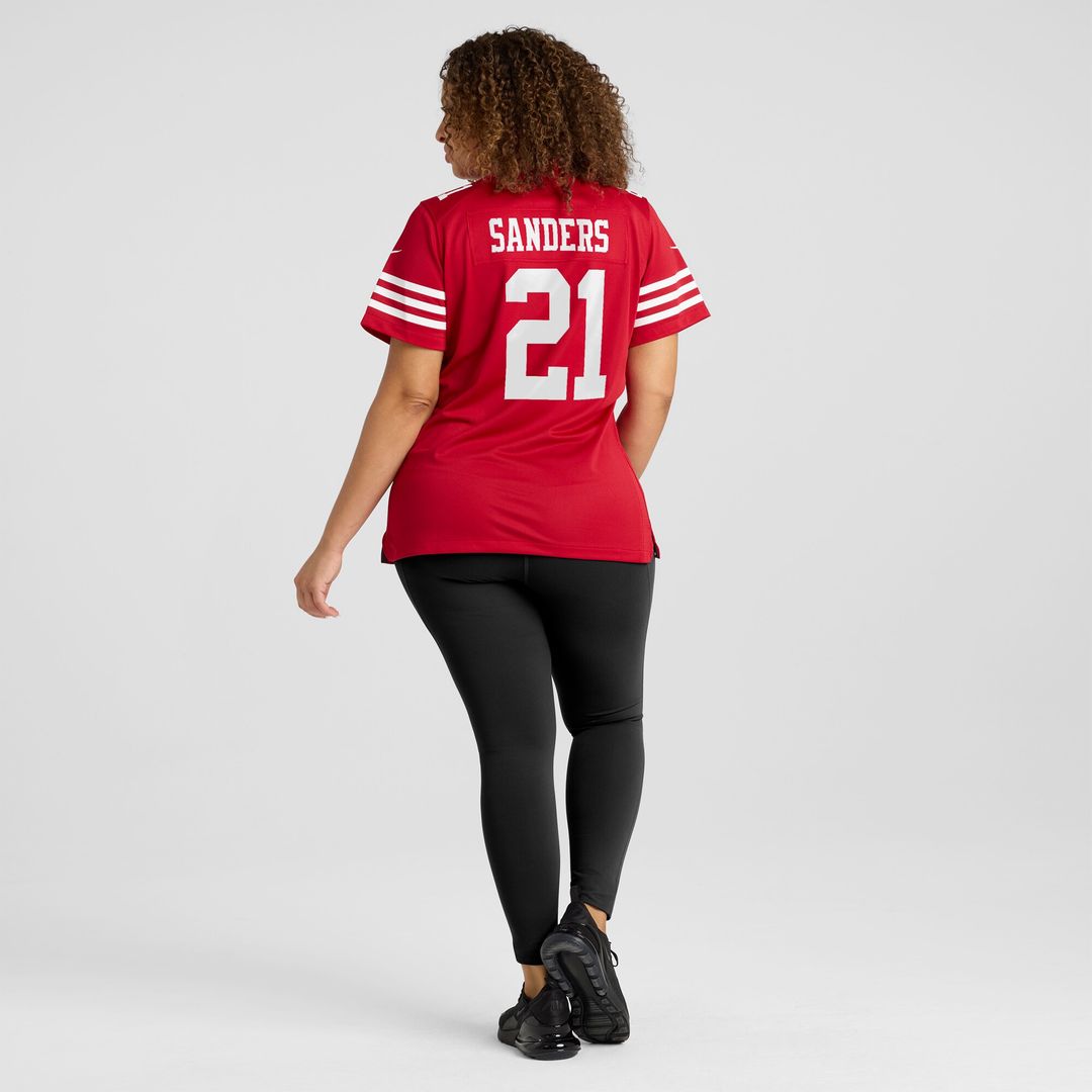 Deion Sanders San Francisco 49ers Nike Women's Retired Player Game Jersey - Scarlet