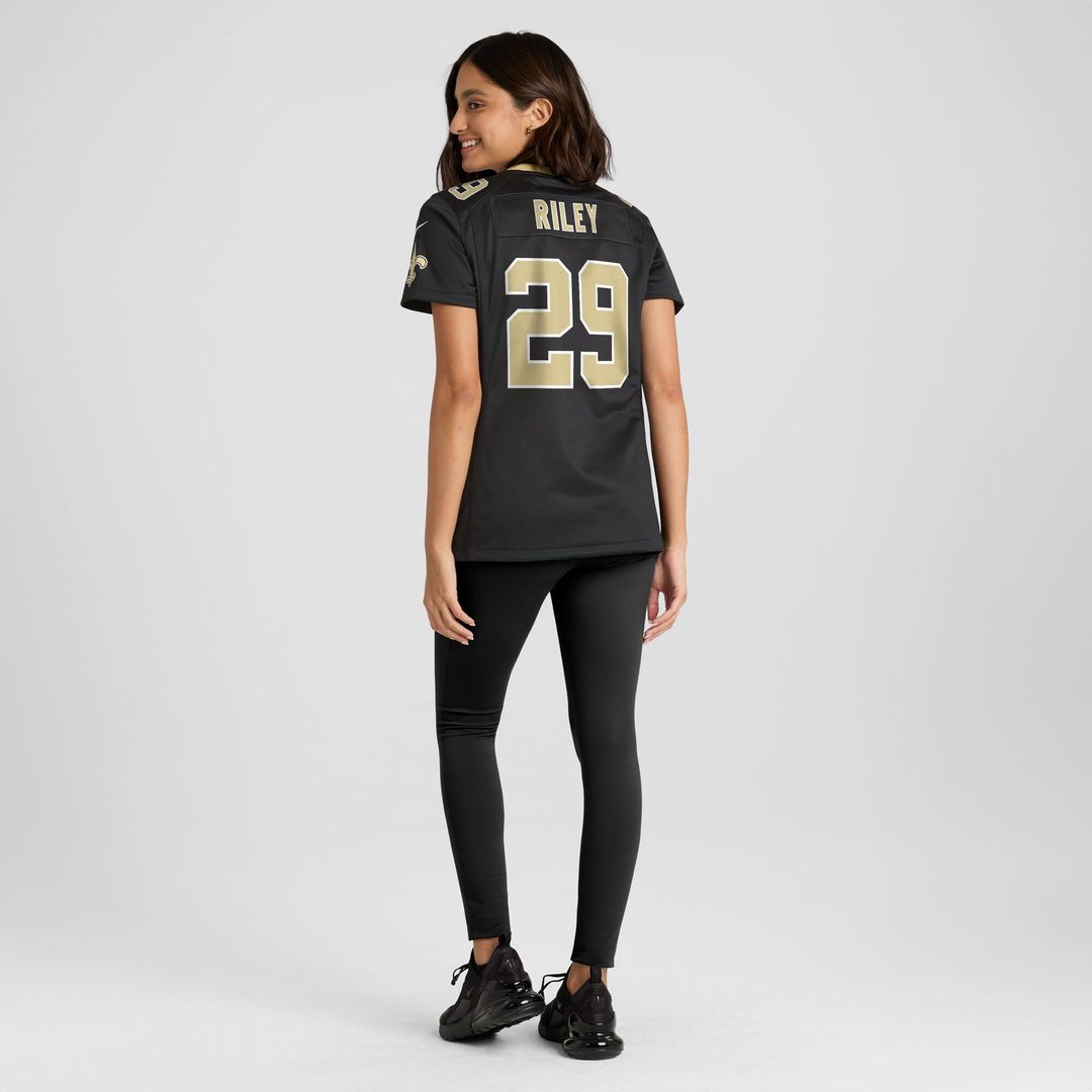 Quincy Riley New Orleans Saints Nike Women's Team Game Jersey -  Black